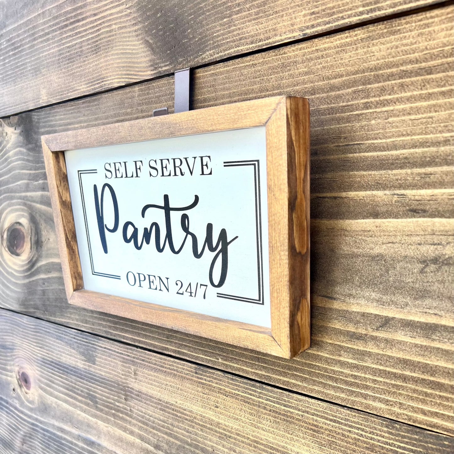 pantry decor wood sign