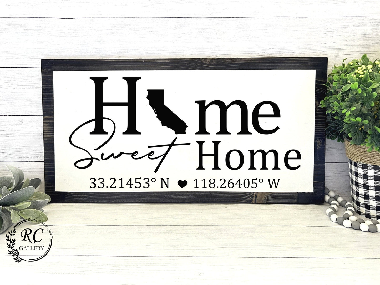 Home sweet home sign living room sign.