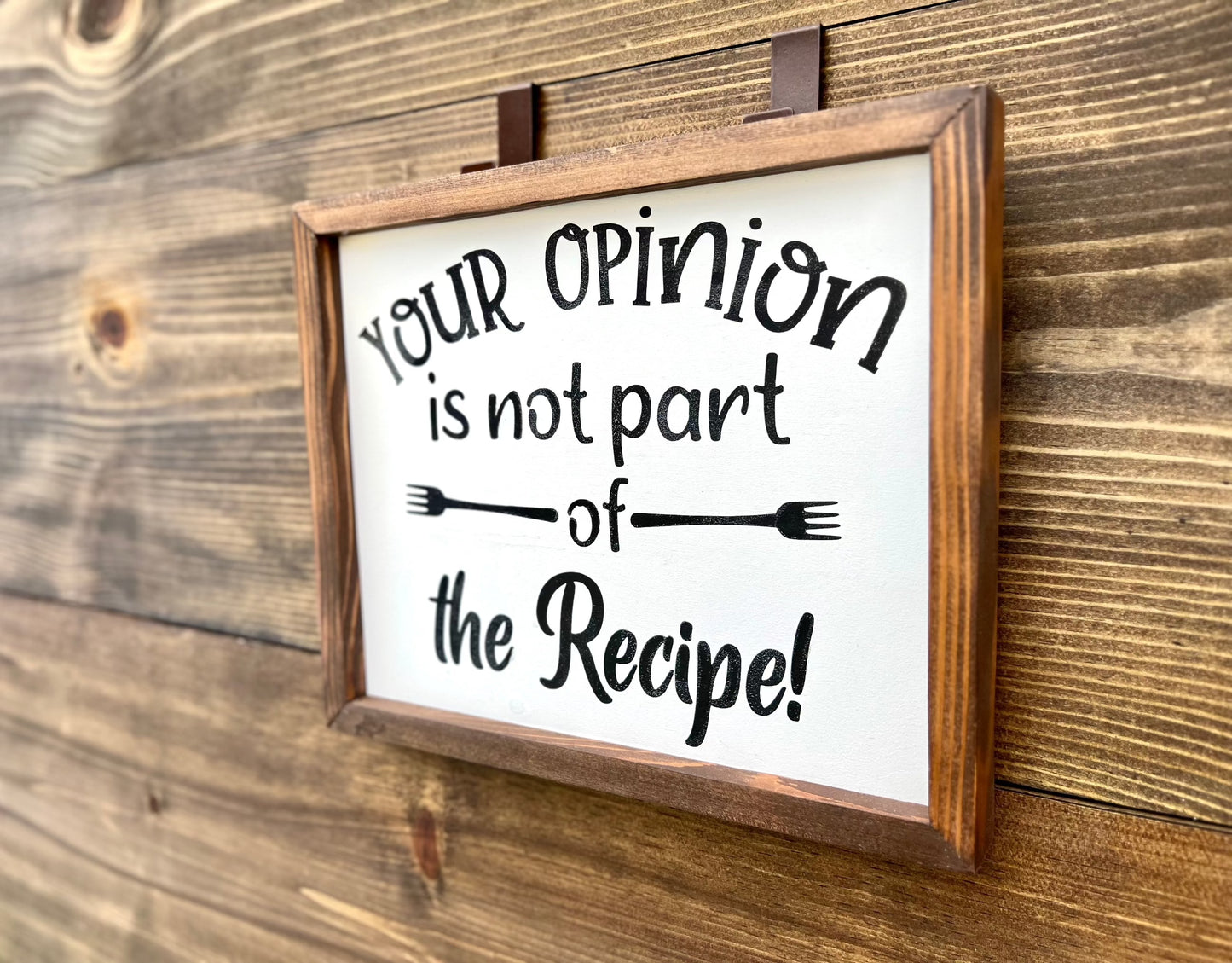 Kitchen Wood sign decor