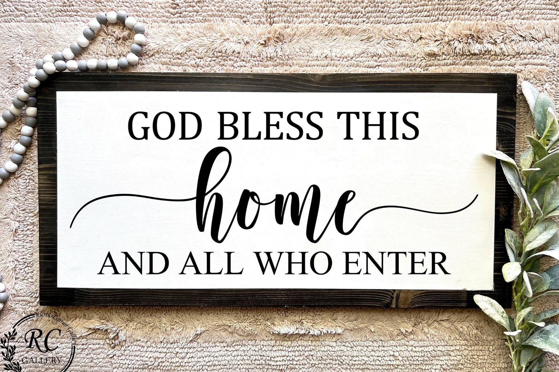 farmhouse wood sign decor