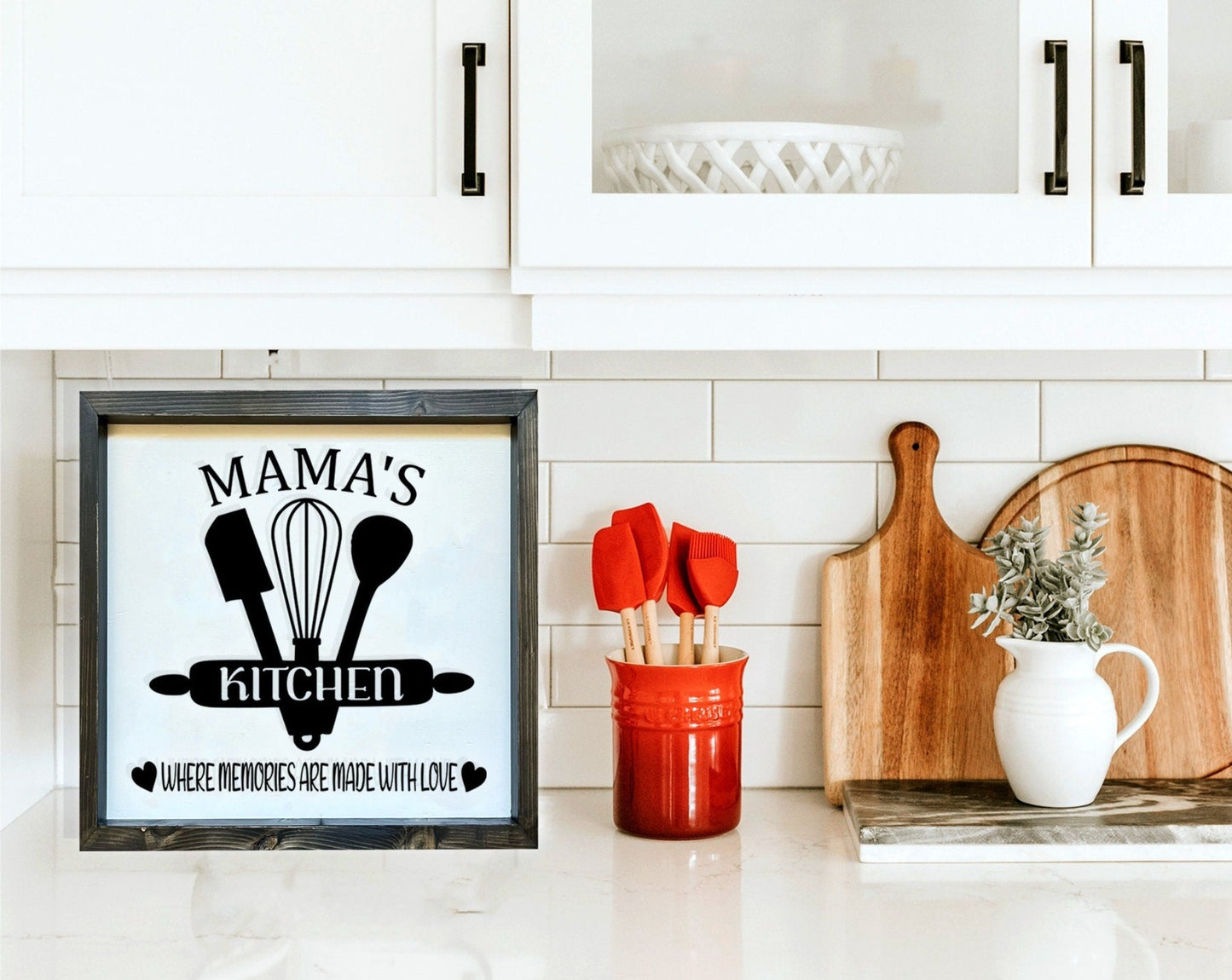 Mama's kitchen | Nana's kitchen farmhouse kitchen wood signs.