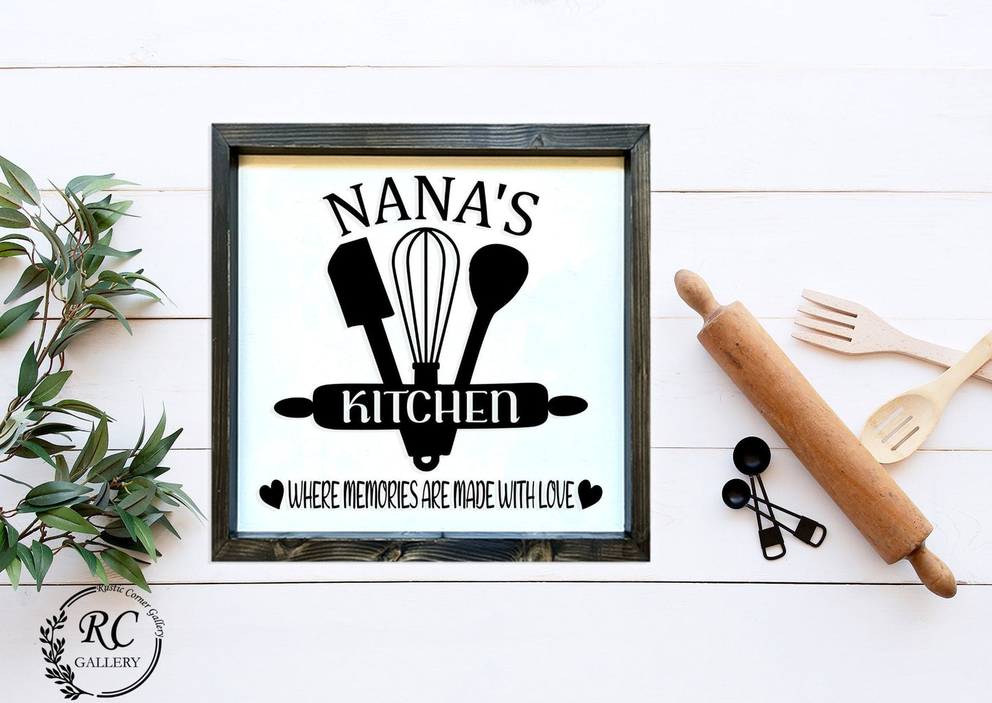 Mama's kitchen | Nana's kitchen farmhouse kitchen wood signs.
