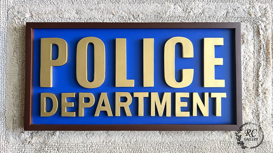 Police Department Custom Sign